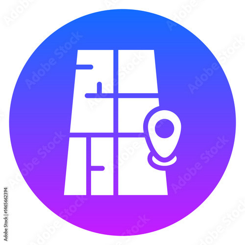 Bold Glyph Mop Gradient Circle Icon