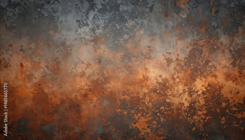 Faded Gradient from Charcoal Gray to Deep Rust with Rugged Matte Texture