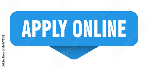apply online sticker. apply online sign on transparent background