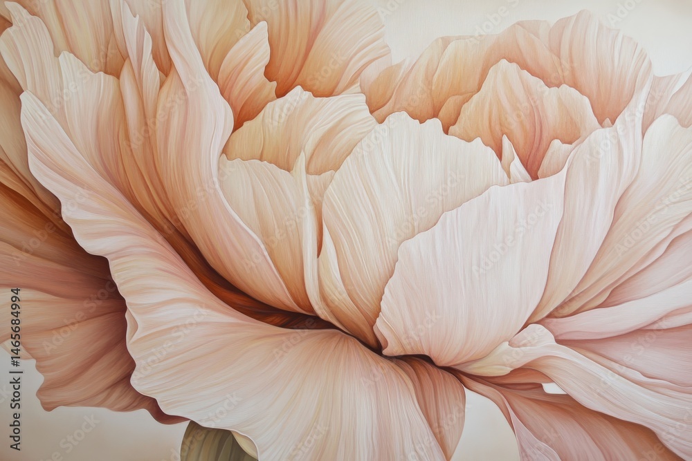 custom made wallpaper toronto digitalDetailed close-up view of a delicate floral blossom.