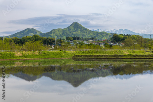 Numata city's Mount Tokami Reflection