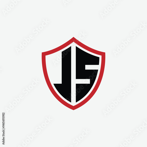 Free Download 720 shield logo shape letter alphabet educational learning J S - GFXLoad