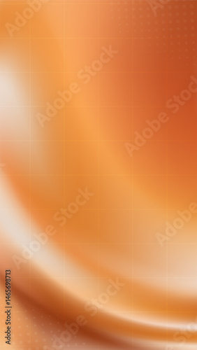 Vertical abstract background with flowing caramel hues