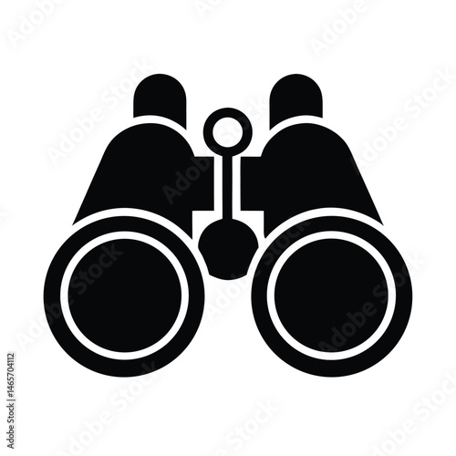 binocular icon vector illustration