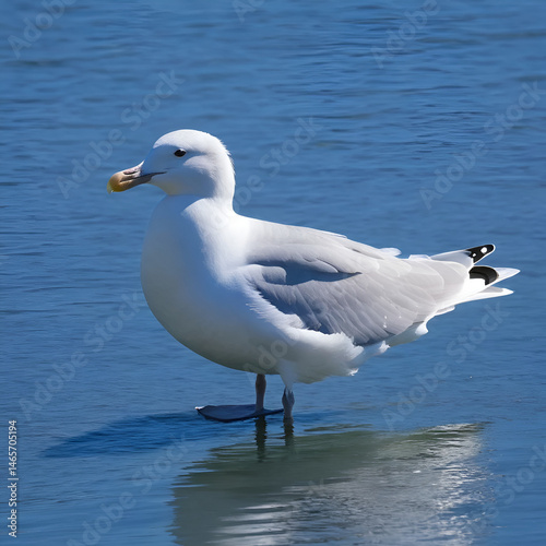 glaucous gull Larus hyperboreus