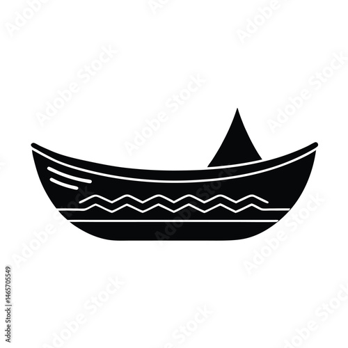 canoe icon vector illustration