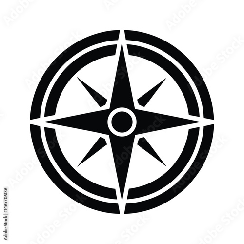compass navigation icon vector illustration