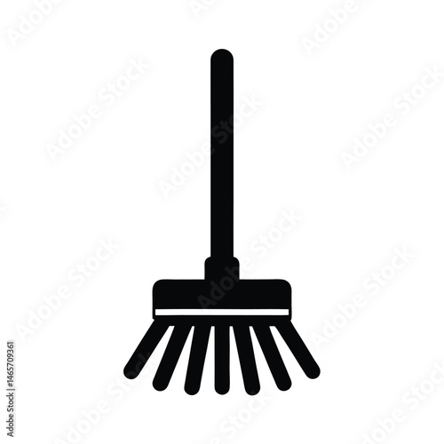 mop cleaning icon vector illustration