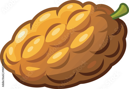 A detailed vector art illustration of raisin fruits, showcasing their wrinkled texture, rich color, and natural organic appearance, perfect for designs.