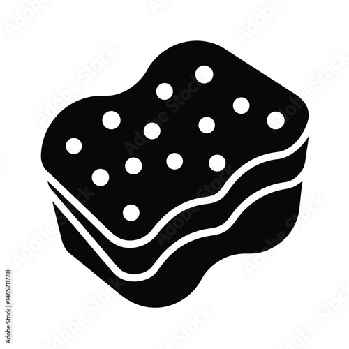 sponge item icon vector illustration