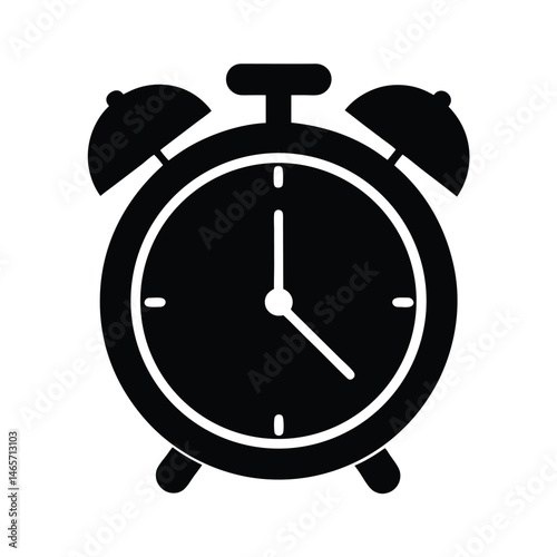 alarm clock icon vector illustration
