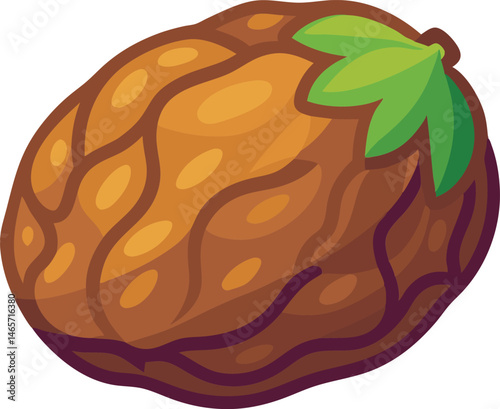 A detailed raisin fruit vector art illustration showcasing realistic textures, rich colors, and natural shapes, perfect for culinary or organic designs.