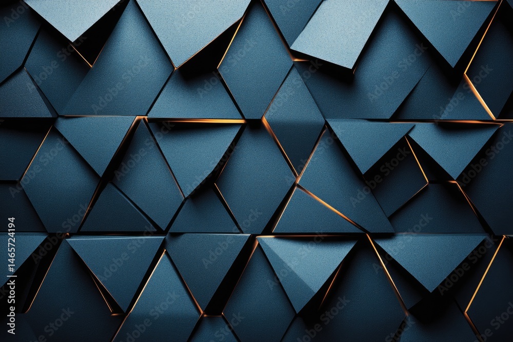 Abstract geometric pattern of dark triangles. Abstract geometric pattern of dark triangles.