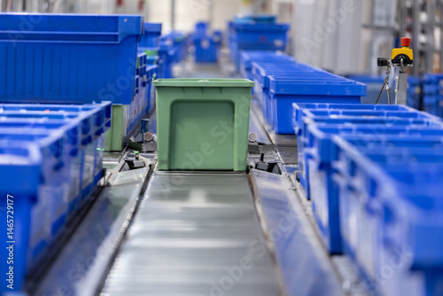 Zautomatyzowana sortownia w centrum logistycznym