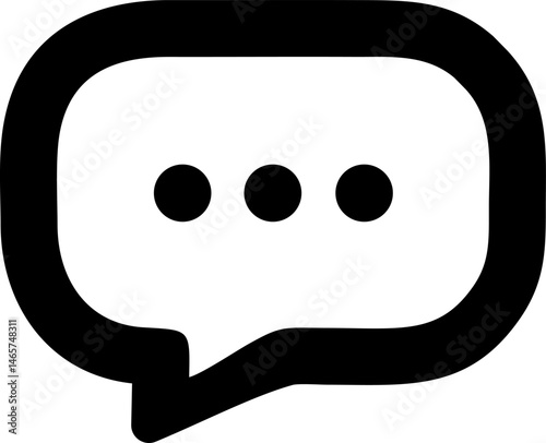 Impatient chat box with ellipsis