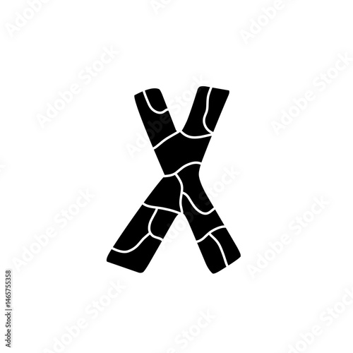 mosaic stain letters