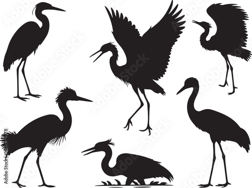 Heron Silhouette SVG – Elegant Bird Vector for Nature Designs

Flying Heron Clipart – Wildlife SVG for Crafts & Prints

Wading Bird Vector – Heron Design for Nature & Bird Lovers

Heron Standing SVG –