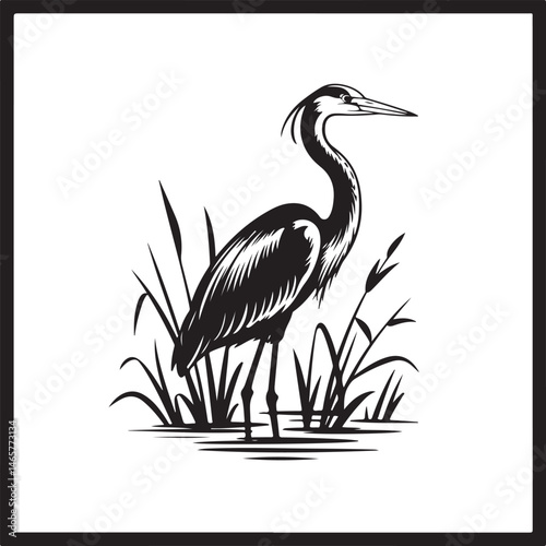 Heron Silhouette SVG – Elegant Bird Vector for Nature Designs

Flying Heron Clipart – Wildlife SVG for Crafts & Prints

Wading Bird Vector – Heron Design for Nature & Bird Lovers

Heron Standing SVG –