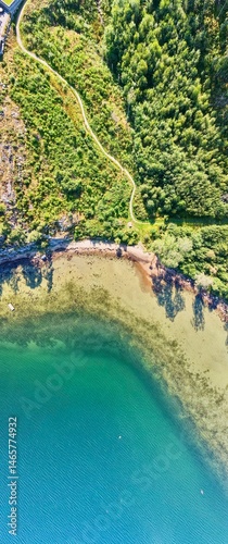 Hidden tropical beach