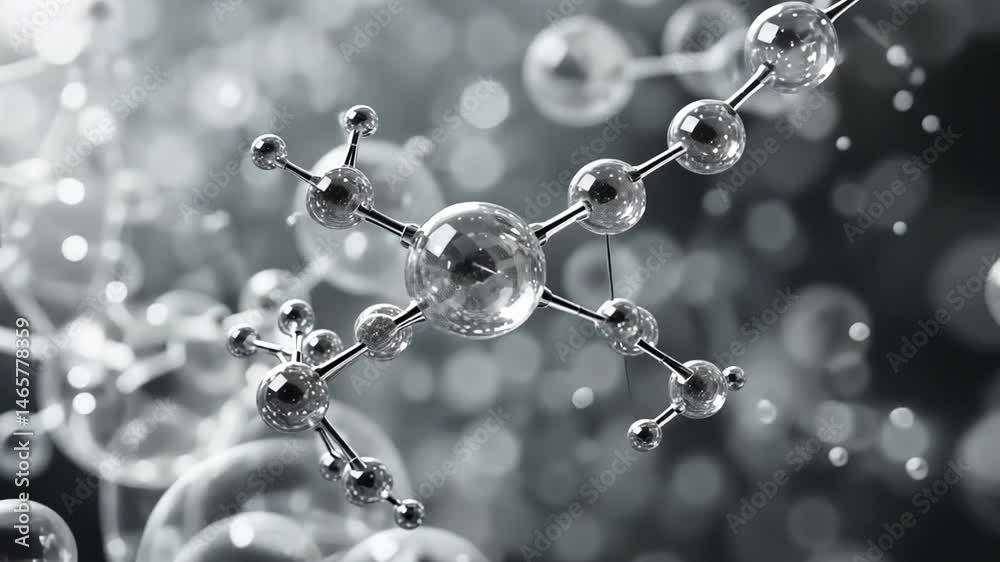 3d transparent molecule model 3d transparent molecule model