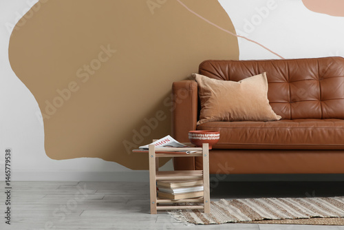 Interior of stylish living ...
