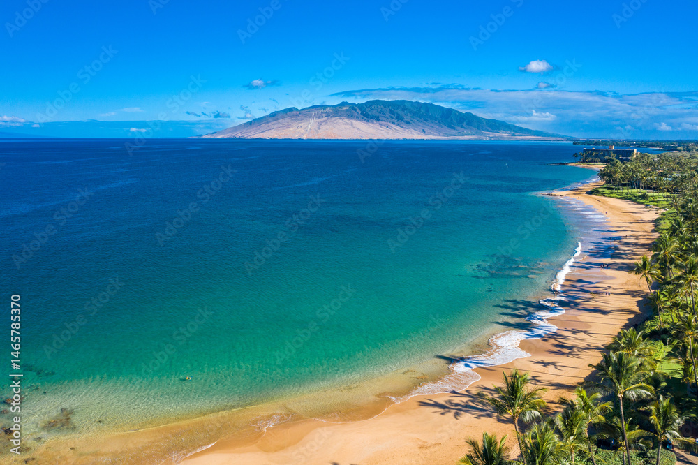 Obraz premium South Maui Keawakapu Beach Kihei, Maui, Hawaii