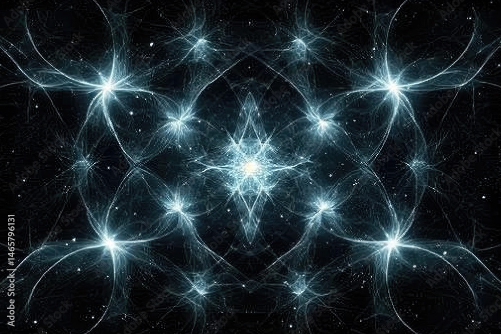 Fototapeta premium Abstract fractal design, celestial patterns
