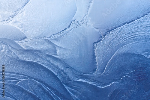 Wallpaper Mural Close-up of textured blue ice surface. Torontodigital.ca
