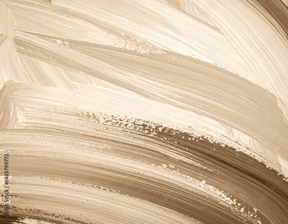 Warm neutral abstract hand brushed texture background with soft strokes and subtle variations, creating calming atmosphere