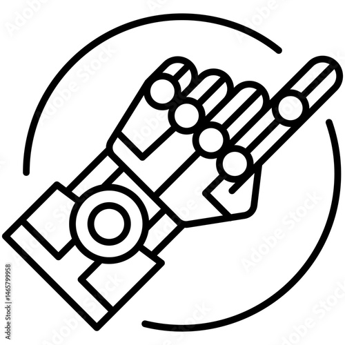Bionic Hand Icon