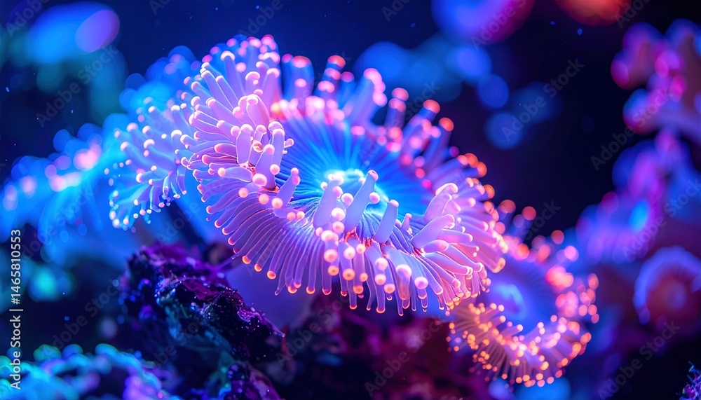 Fototapeta premium refreshing marine life wallpaper