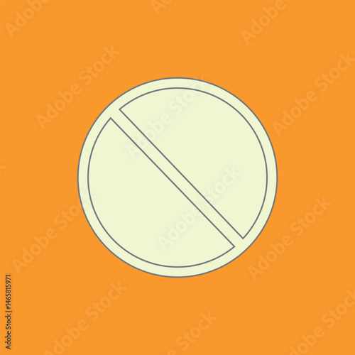 vector illustration of a pill