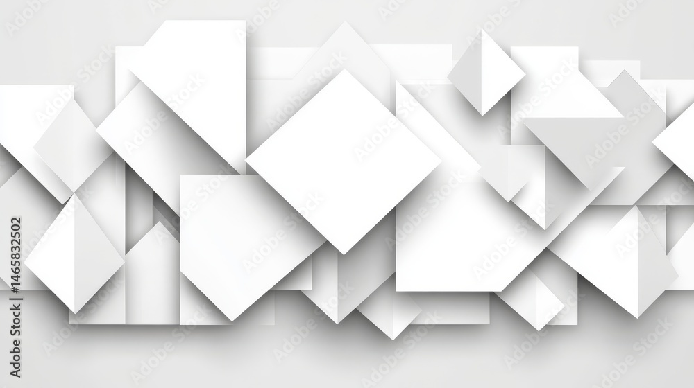 Fototapeta premium Abstract Geometric Shapes Background Design