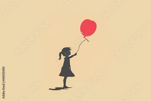girl with balloons