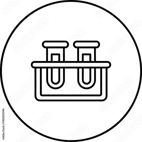 Test Tube Rack Icon