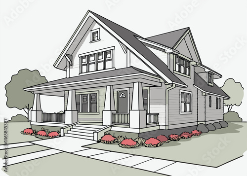 Modern Suburban House