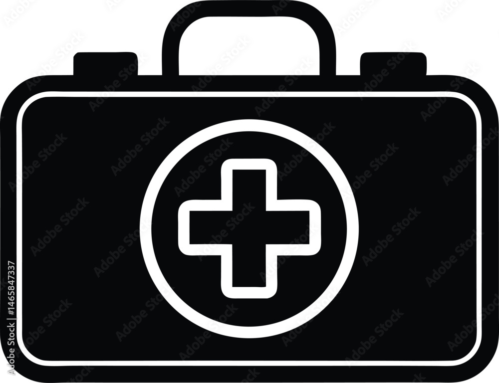 first aid kit vector icon. first aid kit vector icon.