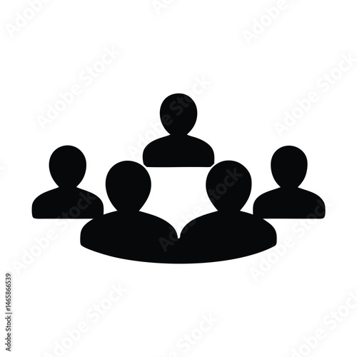 Group of people meeting together collaboration teamwork discussion communication