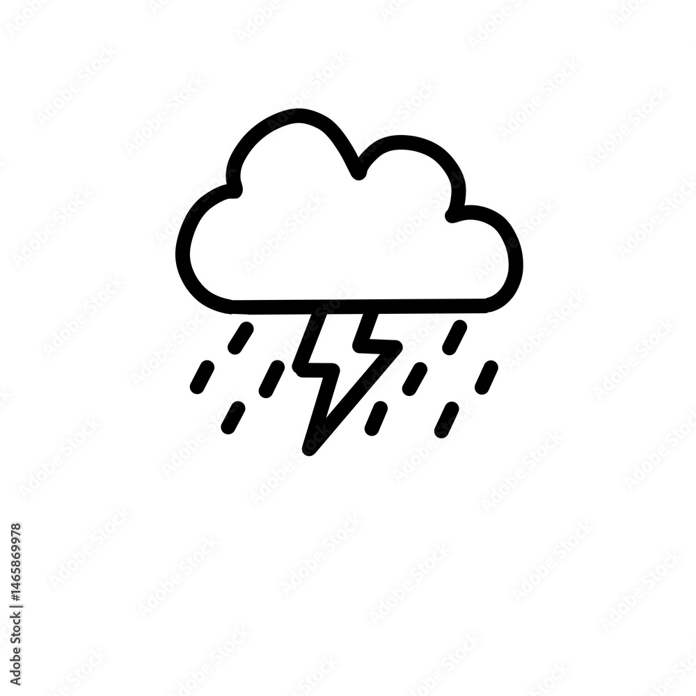 Thunderstorm icon Thunderstorm icon