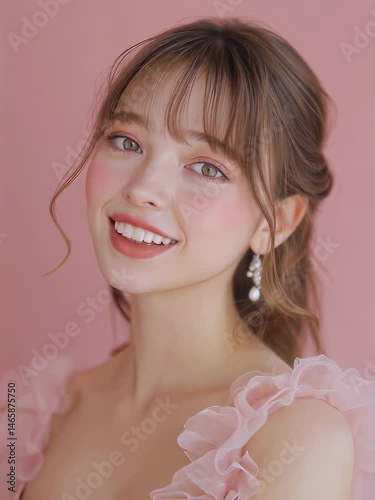 若い女性, 日本人, アジア人, アイドル, 推し活, サロンモデル, ファッション, コスメ, 美容, スキンケア, メイク, ビューティー, 美肌, 透明感, ツヤ肌, ナチュラルメイク, モデル, ポートレート, 笑顔, 健康的, フェイシャル, 美容液, 保湿, クリーム, マスク, 肌ケア, リップケア, アイケア, ネイルケア, ヘアケア, ボディケア, 美容成分, オーガニック, ナ