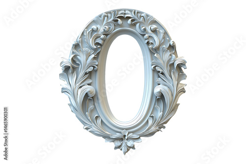 Famous letters O in Orleans city isolated on transparent background

