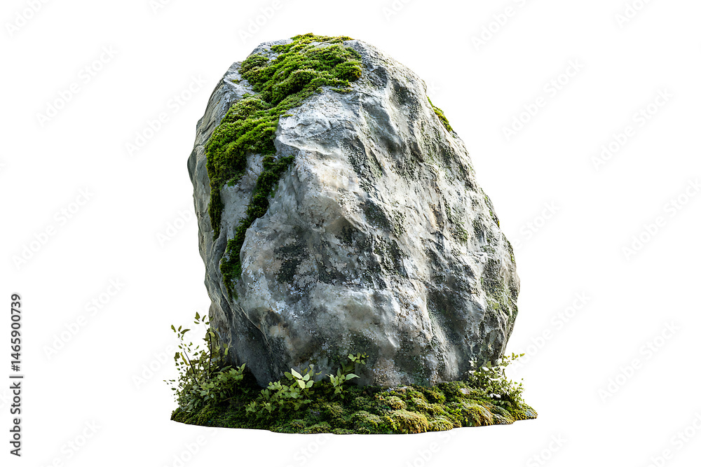 Enchanted Moss-Covered Rock isolated on transparent background
Enchanted Moss-Covered Rock isolated on transparent background
