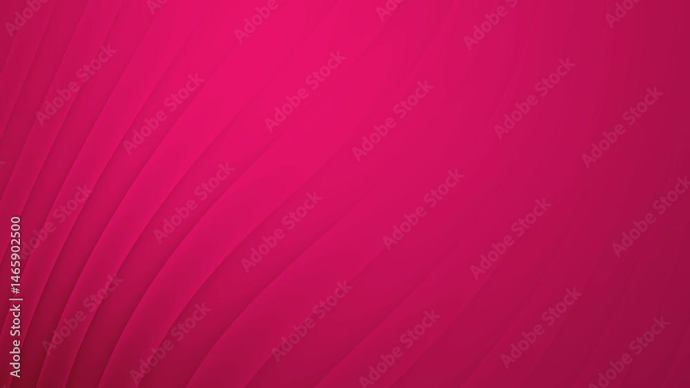 Vibrant pink abstract wave backdrop with smooth layered curves. Perfect for branding, digital ads, modern templates, and feminine creative design.