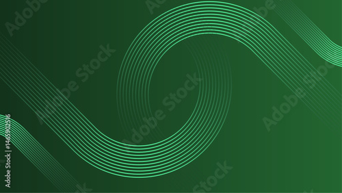 Green wavy lines on a dark green background suitable for nature inspired designs, environmental themes, abstract backgrounds, and organic product packaging.