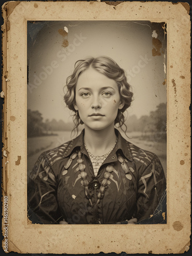 Old grunge photoalbum for photos or aide record
