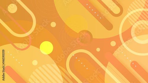 Simple abstract background with yellow and orange shapes. Great for backgrounds, social media posts, web designs, and marketing materials.