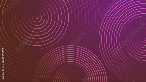 Pink concentric circles on a dark red and pink background. Suitable for abstract backgrounds, technology concepts, digital designs, web graphics, or wallpapers.
