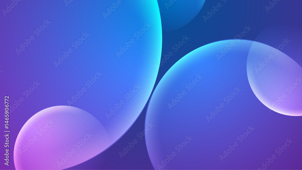 Abstract background with overlapping blue and purple circles ideal for designs related to creativity, technology, and modern concepts. Abstract background with overlapping blue and purple circles ideal for designs related to creativity, technology, and modern concepts.