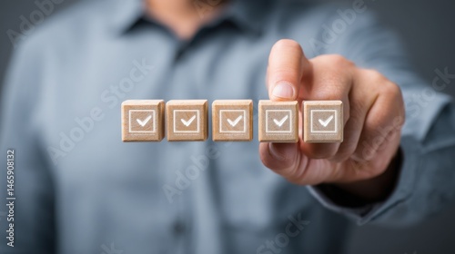 Man participating in high-focus decision-making on the executive clarity board to foster strategic development