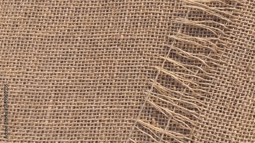 Natural jute burlap texture. Material woven from jute thread. burlap texture background, beige jute fiber fabric